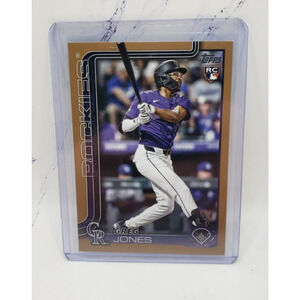 2025 Topps Series 1 Gold Greg Jones #36 Rookie Card RC Colorado Rockies
